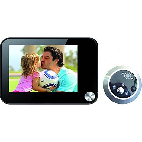 Vigor 24615-35 Spioncini per Porte Modello Digitale-R 120°, 3.5 Pollici