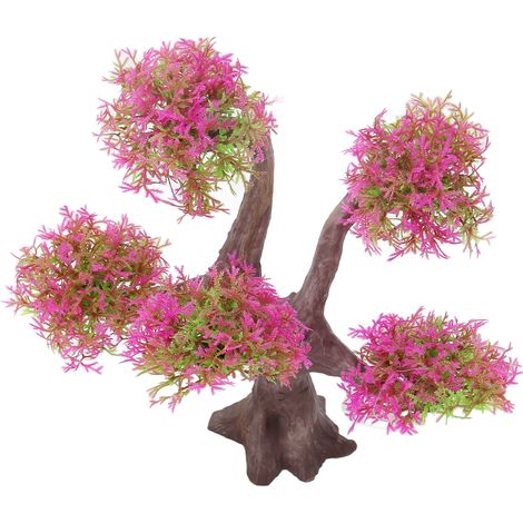 Plantes artificielles colorées en résine pour aquarium, décoration pour aquarium. (1/5)