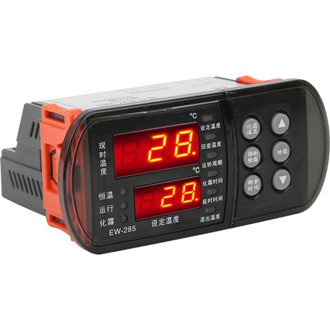 Thermostat de refroidissement et de dégivrage numérique EW-285 AC220V pour chambres froides et congélateurs (1/5)
