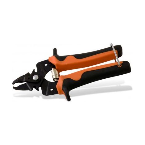 Edma – Agrafeuse-cloueuse à main 16/20 – Coupe-fil intégré jusqu'à 3 mm – Poignées bi-matières ergonomiques – Fixation rapide pour grillage (1/10)