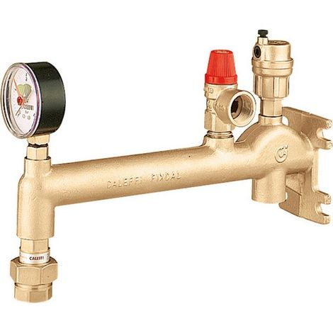 Groupe de raccordement de cuve Fixcal 336 avec bouchon vanne laiton CALEFFI