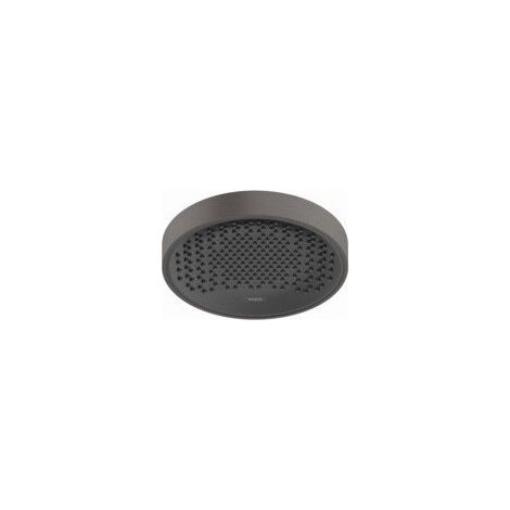 tête de douche 250 1jet noir chromé brossé