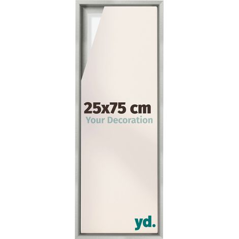 Your Decoration - Cadre flottant  - Argent Mat - Cadre en caisse américaine pour toile sur chassis - MDF - Lyon (1/5)