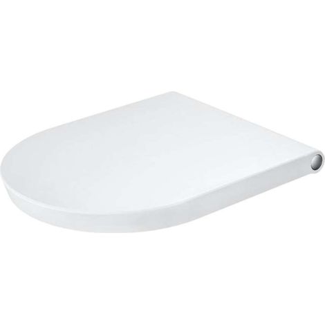 Asiento de inodoro Duravit White Tulip, con caída amortiguada,