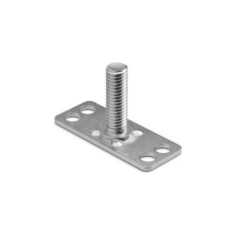 Big Head Mâle tête rectangle inox - Longueur: 30 - Diamètre: 8 - formetete: rectangle 38x15