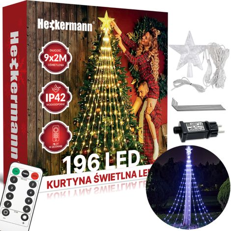 Luci di Natale Albero di Natale Heckermann CL-G40SL Cool