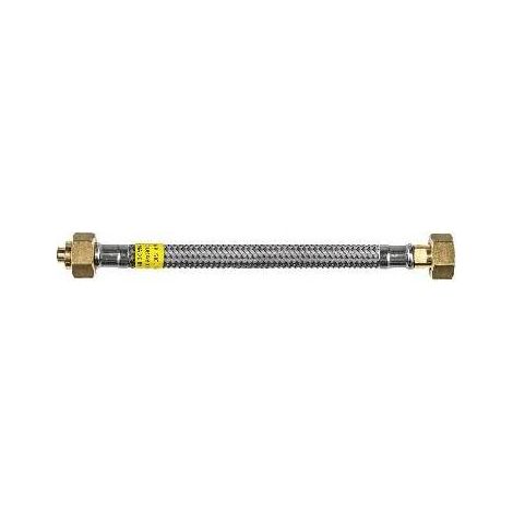 FLESSIBILE PER GAS TRECCIA INOX SICURGAS NG DN8 Misura: 500 mm