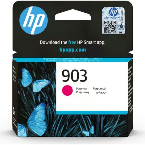 HP 903 T6L91AE BGX Magenta Original Ink Cartridge Cartuccia d'Inchiostro 1 pz Resa Standard
