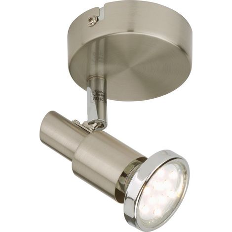 LED Wandleuchte Deckenleuchte dreh-& schwenkbar GU10 3W Ø8cm Briloner