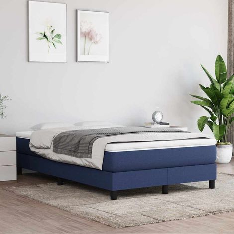Sommier à ressorts de lit - Sommier pour Adulte et Enfant - Bleu 120x200 cm Tissu BV693350 - BonneVie (1/5)