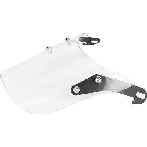Déflecteur de vent pour pare-brise de moto, compatible avec les phares ronds de 5 à 7 pouces pour YAMAHA (Blanc) (1/5)