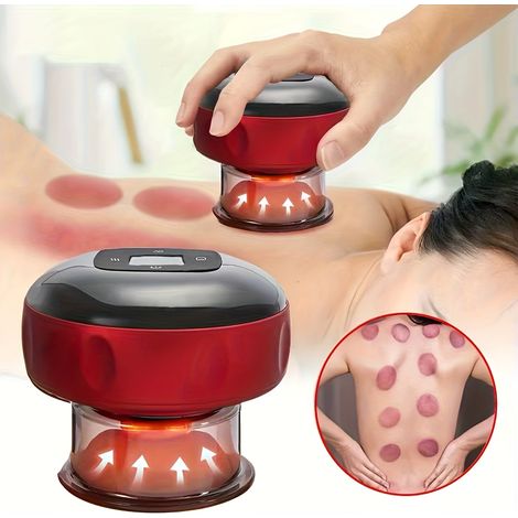 Appareil de massage par ventouses électriques - 6 vitesses réglables - Écran LED (1/5)