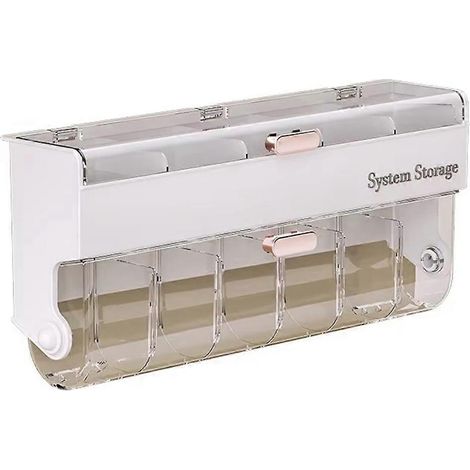 Boîte de rangement murale pour chaussettes - Organisateur de sous-vêtements gain de place A (1/5)