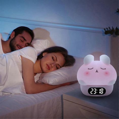 Lichtwecker, für Schlafzimmer von Erwachsenen und Kindern, Hase