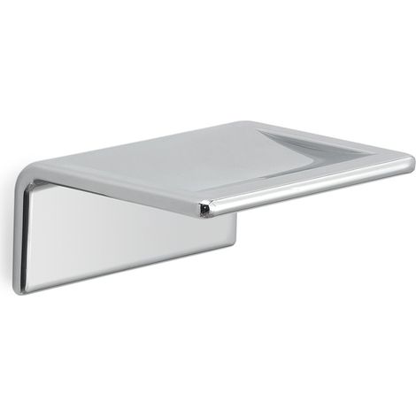Portasapone inamovibile da muro in ottone, acciaio inox AISI 304 e Cromall A912 Gedy serie IL GIGLIO Cromato