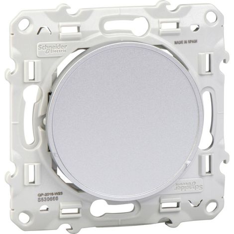 SCHNEIDER ODACE OBTURATEUR ALUMINIUM - S530666