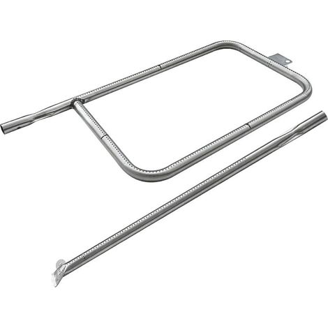 Brûleur en INOX pour Weber Q300 Q320 Q3000 Q3100 Q3200, Accessoire pour Barbecue Gaz Weber Q Séries 300 et 3000, Pièces de Rechange pour 60036 80387 65032 (1/5)