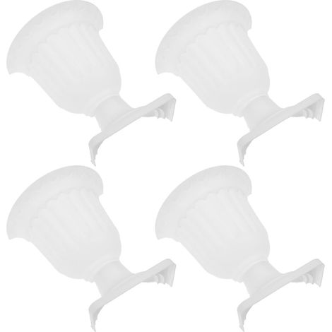 Jardinière murale POPETPOP en forme de colonne romaine, 4 demi jardinières (1/5)