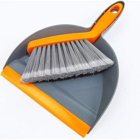 Dustpan and Soft Brush Set Desktop Mini Broom Brush Cleaning Small Dustpan Light Partial Cleaning Special widely Used In Bathroom,Kitchen,Home, Lobby, Table Desktop