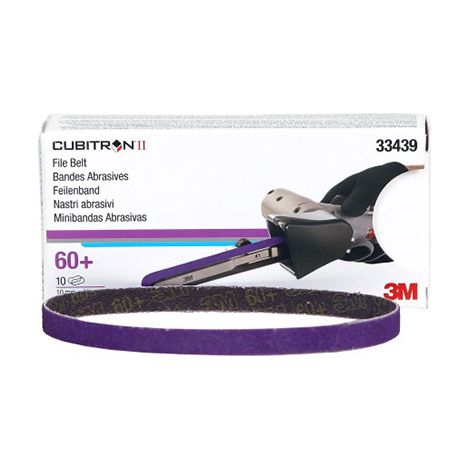 3M – Bandes abrasives céramiques 60 pièces – Grain 80 pour métal – Performance élevée pour élimination des soudures – Compatible ponceuses