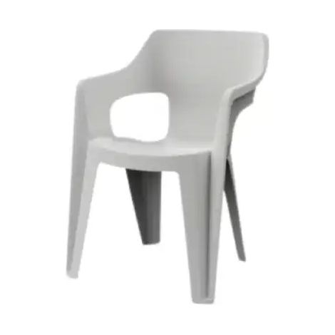 Keter Bilbao Gartenstuhl weiß, stapelbar, 57x57x79 (1/2)
