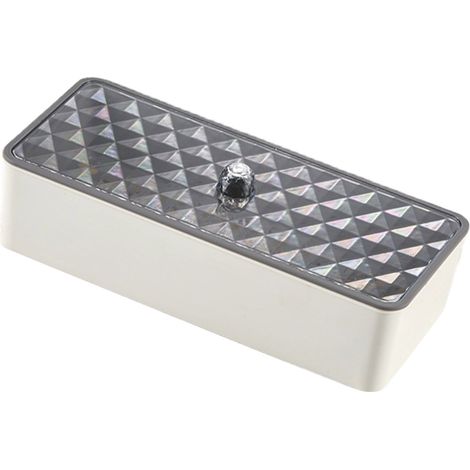Boîte de rangement pour baguettes égouttoir, anti-poussière, multicouches, blanche (1/5)