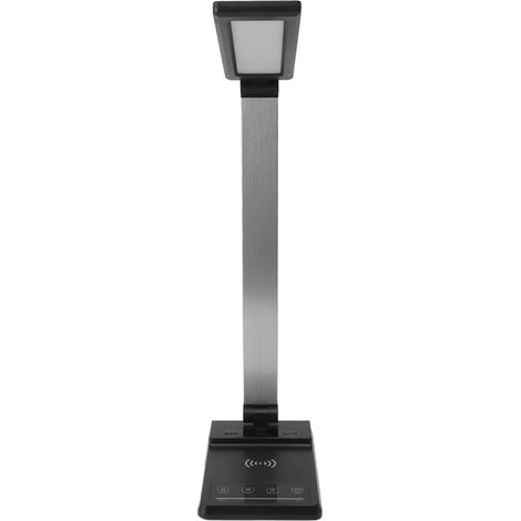 LED-Schreibtischlampe mit kabellosem Ladegerät und Schnellladeanschluss für Mobiltelefone (PD3.0-Schnittstelle, 100-240 V, EU-Stecker) (1/5)