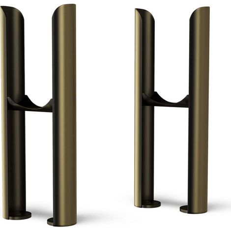 Alpha - Column Radiator Feet - 2 Column Antique Brass (1/2)
