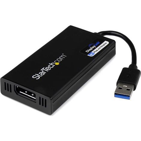 StarTech.com Adaptateur USB 3.0 vers DisplaPort - 4K 30Hz Ultra HD - Certifié DisplayLink - Convertisseur USB Type-A vers DP pour Moniteur - Vidéo Externe et Carte Graphique - Mac et Windows