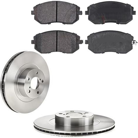 KIT FRENI ANTERIORI compatibile con SUBARU LEGACY V (BM) - DISCHI + PASTIGLIE OEM: P 78 013 / 17020 , 16632 /SOSTITUZIONE DIRETTA/BASSA POLVERE/SILENZIOSO (1/5)