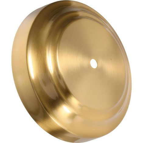 Copper Lamp Base, Round Gold Base, 8mm and 10mm Wiring Hole, For Living Room and Office (1/5)