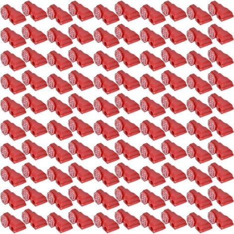 Serrure à crochet de supermarché, 100 pièces, antivol, étagère d'exposition, accessoires de fixation à crochet 4.5mm (1/5)