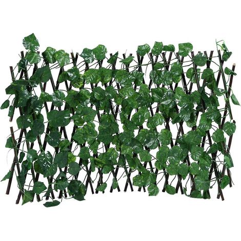 Clôture extensible et rétractable, clôture artificielle pour plantes de jardin avec protection UV (1/3)