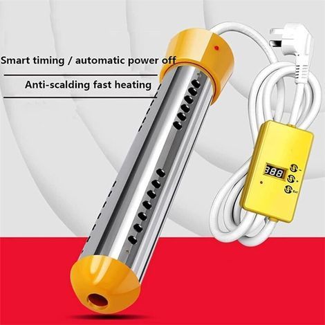 Xinmu-hy 3000W Tauch-Elektro-Poolheizung. Schnelles Aufheizen. Heizelement. Intelligenter Timer.
