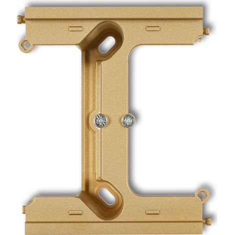 Module d'extension Karlik Deco / Mini Gold pour boîtier pliable unique, monté en surface, destiné à accueillir plusieurs cadres décoratifs, mini 29DPU-2