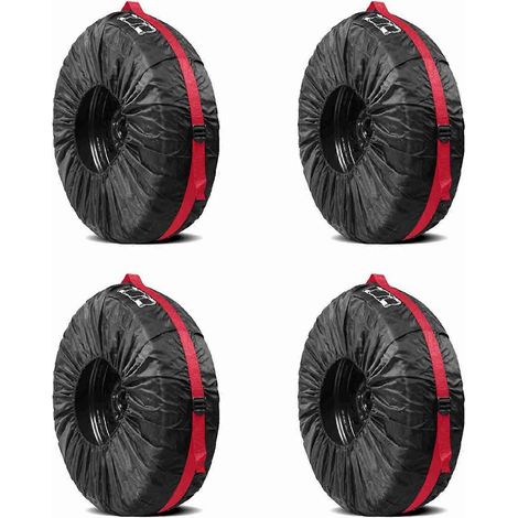 Lot de 4 housses de roue de secours imperméables et résistantes pour SUV, camping-cars, remorques et camions. (1/4)