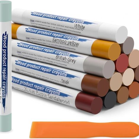 Stylo de remplissage de cire pour bois, pour une utilisation pratique dans l'entretien, la réparation et le bricolage du bois.-AquaForge (1/5)