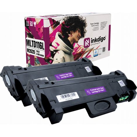 Toner Inkdigo MLT-D116L compatibile con Samsung SL-M2620 Xpress M2620 M2620D, certificato TÜV. (1/5)