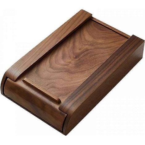 Tiroir de bureau en bois, 21,5 x 13,5 x 18,5 cm, boîte de rangement dissimulée, organisateur de bureau grande capacité pour bureau, maison ou salle de classe (1/4)