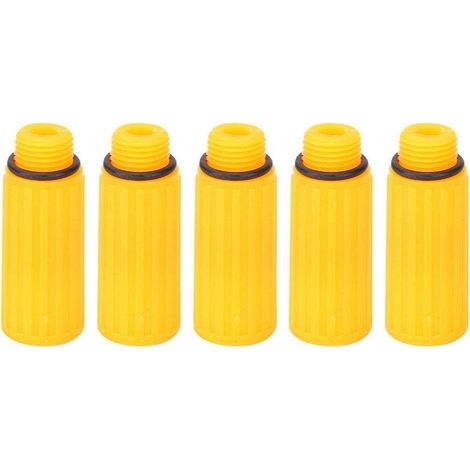Pièces de compresseur d'air, 5 bouchons de reniflard de pompe de compresseur d'air jaunes de 15,5 mm pour une utilisation quotidienne et une longue durée de vie (1/5)