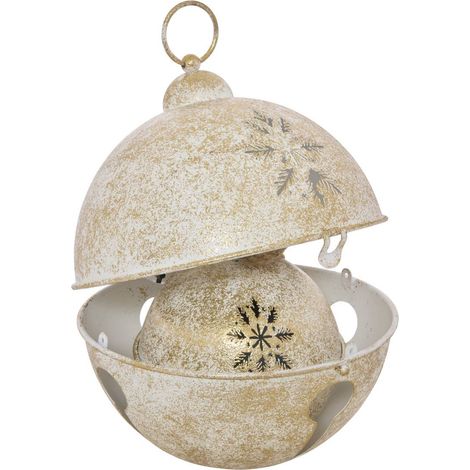 SUSP GRELOT O BLC D25 X2 - Feeric lights & christmas