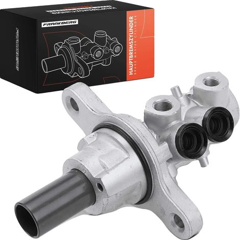Cilindro maestro de freno, diámetro 23,81 mm, diámetro de perforación 9 mm, 2 orificios de montaje, 2 conexiones, compatible con Citroën y Peugeot. (1/5)