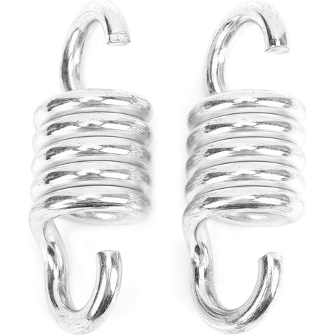 Lot de 2 crochets pivotants doubles robustes pour balançoire de porche, ressort 8mm, hamac suspendu (1/5)