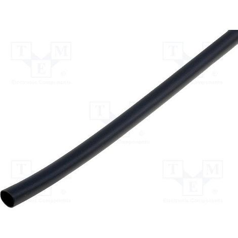 Wärmeschrumpfschlauch 4,8mm SCHWARZ 1m