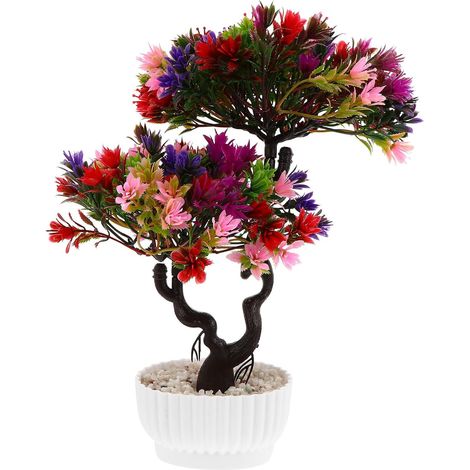 Plante Artificielle Décoration Intérieure en Plastique Aspect Réaliste, Facile à Entretenir et Nettoyer pour Bureau et Maison (1/5)
