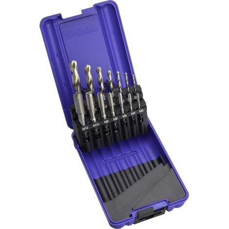 Macho Mano Set + Broca 1015 Zirkon Recto HSS ISO 529 (M) -3039- IZAR (1/3)