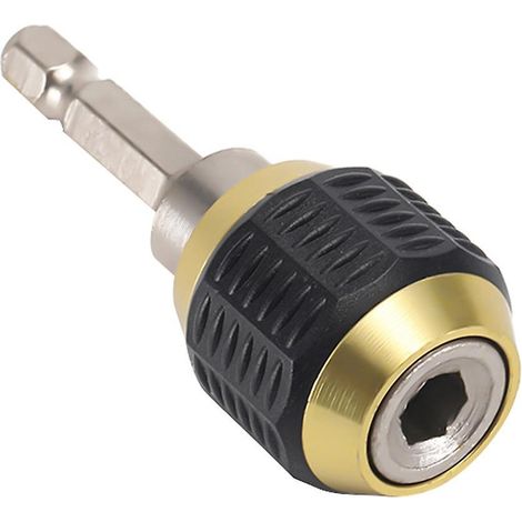 Schnellwechsel-Bithalter, 1/4-Zoll-Sechskantschaft-Bohrerverlängerungs-Spannfutteradapter, integrierter Spinner