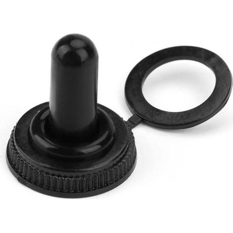 Capuchon Étanche Pour Interrupteur À Bascule - Caoutchouc - 12 mm - Protection Isolante - 20 Pièces (1/5)