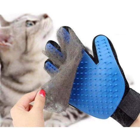Gant de toilettage pour animaux de compagnie,Gant pour chiens Gant pour animaux de compagnie Gant pour chats Gant pour poils d'animaux Brosses pour animaux de compagnie Gant de massage Brosse de toile (1/5)