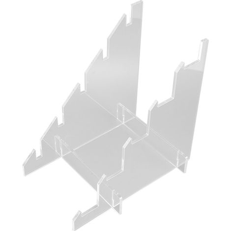 Support de couteau à baïonnette en acrylique compact et transparent, multifonctionnel et détachable, pour petits outils (1/5)
